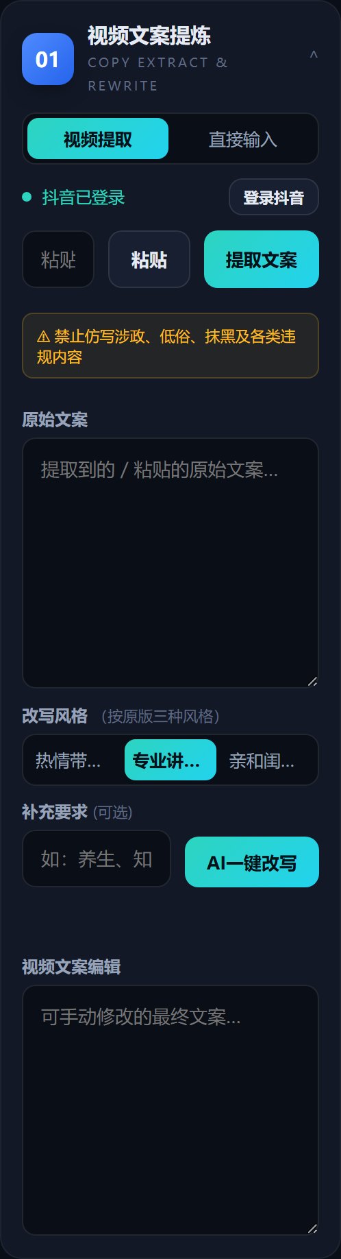 01 视频文案提炼